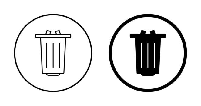 Garbage Vector Icon