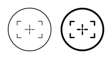 Unique Focus Vector Icon