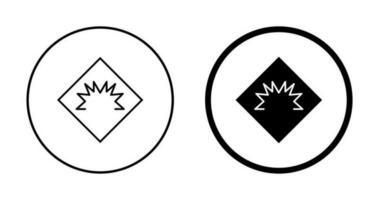 Danger of Welding Flash Vector Icon