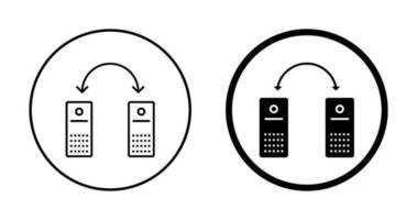 Unique Connected Systems Vector Icon