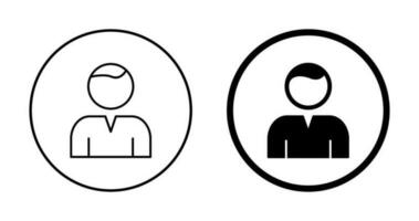 Unique User Vector Icon