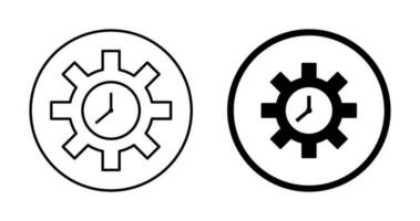 Unique Time Optimization Vector Icon