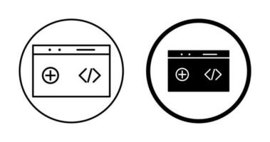 Unique Clean Code Vector Icon