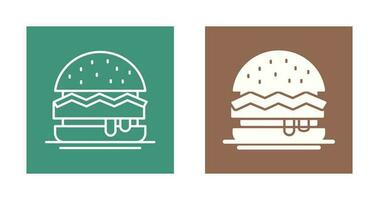 icono de vector de hamburguesa