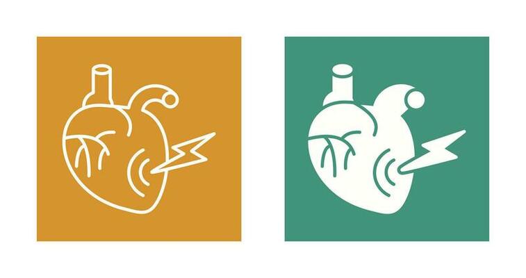 Heart Attack Vector Icon