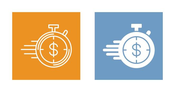 icono de vector de temporizador