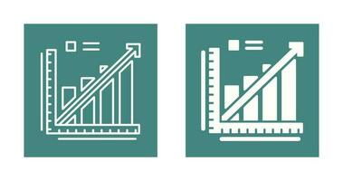 Line Graph Vector Icon