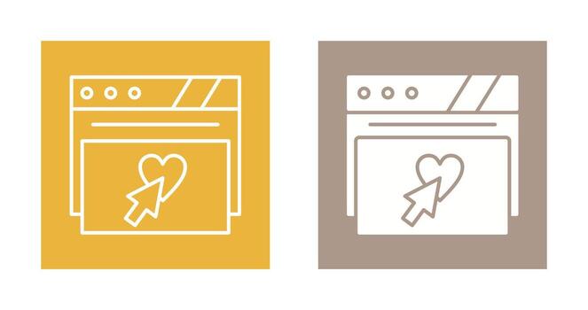 icono de vector de cursor