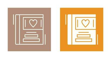 Wedding Album Vector Icon