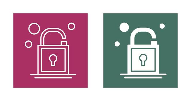 Open Lock Vector Icon