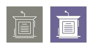 Podium Vector Icon