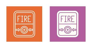 Fire Button Vector Icon