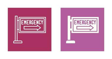 Emergency Sign Vector Icon