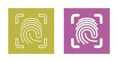 Finger Print Vector Icon