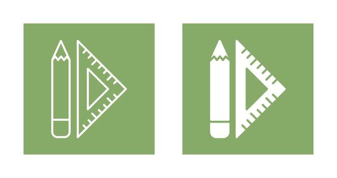 Set Square Vector Icon