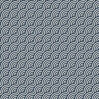 Japanese themed wave pattern background vector