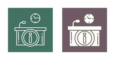 Information Desk Vector Icon