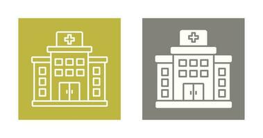 icono de vector de hospital