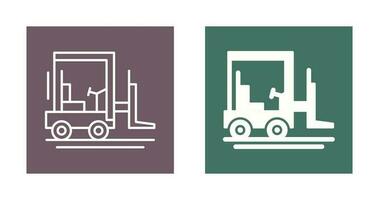 Forklift Vector Icon