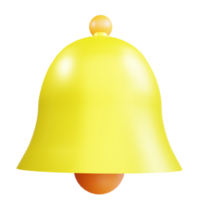 3d cloche icône objet png