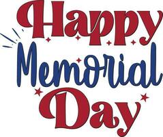 Memorial Day Design vector