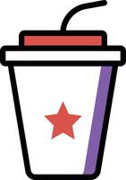 drink cup vector illustration on a background.Premium quality symbols.vector icons for concept and graphic design.