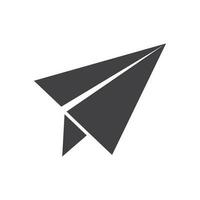 paper plane icon design vector template