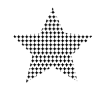 Star gestalten mit Schatten Illustration, Star Clip Art, Star Illustration, Formen und Linien, künstlerisch Elemente, kreativ Grafik, abstrakt Formen, geometrisch Muster, Star Design Elemente png