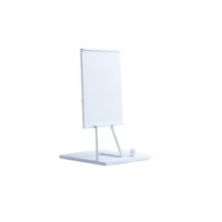 whiteboard stand on transparent background, poster board stand, canvas stand, display stand, Easel stand with canvas png