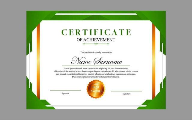 Page 2 | Certificate Background Green Vector Art, Icons, and Graphics