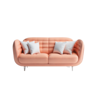 moderno y elegante sofá, hogar interior muebles, elegante sofá mueble aislado png