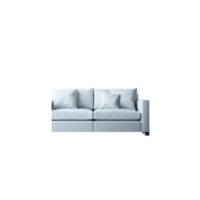 moderno y elegante blanco sofá hogar interior Bosquejo, interior diseño inspiración para vivo habitación muebles, decoración, y habitación decoración, blanco sofá, blanco mueble png