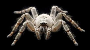 un fotografía de un animal Al frente de un blanco color fondo, generativo ai foto