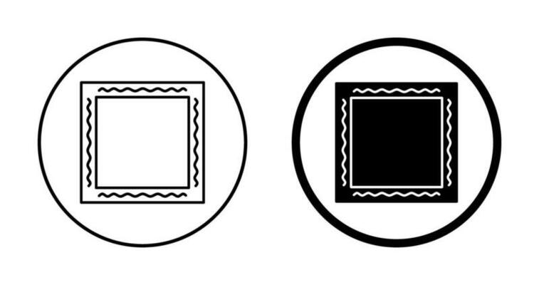 Unique Frame Vector Icon
