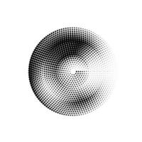 Halftone Circle Dots vector