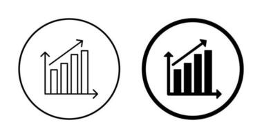Rising Statistics Vector Icon