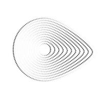 Halftone Circle Dots vector