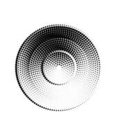 Halftone Circle Dots vector