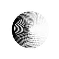 Halftone Circle Dots vector