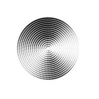 Halftone Circle Dots vector