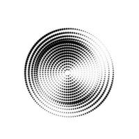 Halftone Circle Dots vector