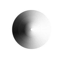 Halftone Circle Dots vector