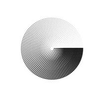 Halftone Circle Dots vector