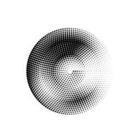 Halftone Circle Dots vector