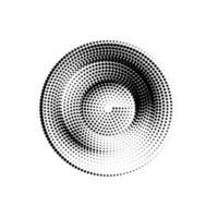 Halftone Circle Dots vector