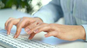 Female hands counting US Dollar bills or paying in cash. Concept of investment, success, financial prospects or career advancement video