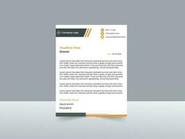 corporate flyer design template vector