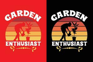 Gardening t shirt design vector