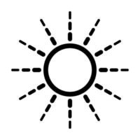 Sun icon or logo isolated sign symbol vector illustration.