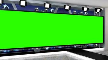 Studio The perfect backdrop for any green screen or chroma key video production, and design. 3d render photo